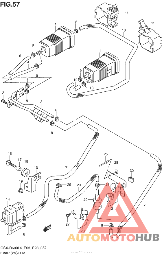 Evap System (Gsx-R600L4 E33)