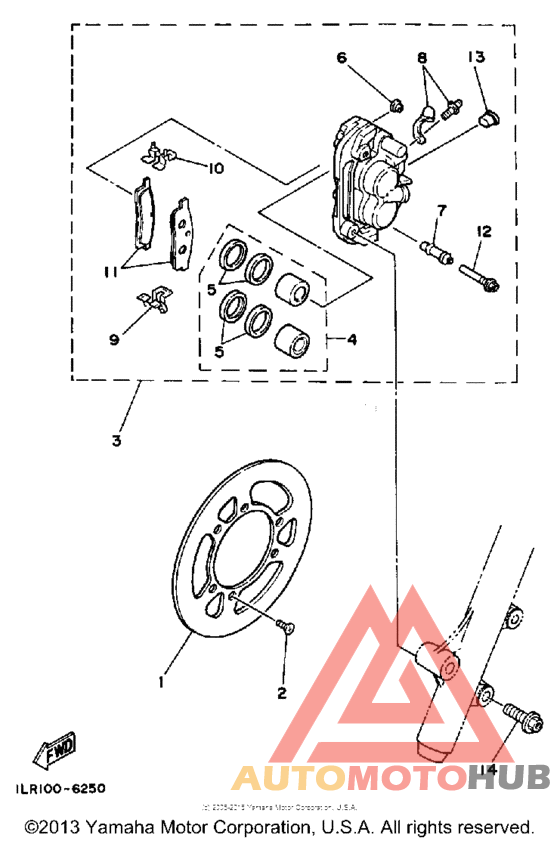 Front brake - caliper