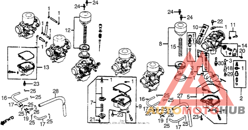 Carburetor comp. parts