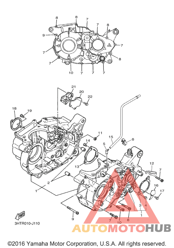 Картер двигателя