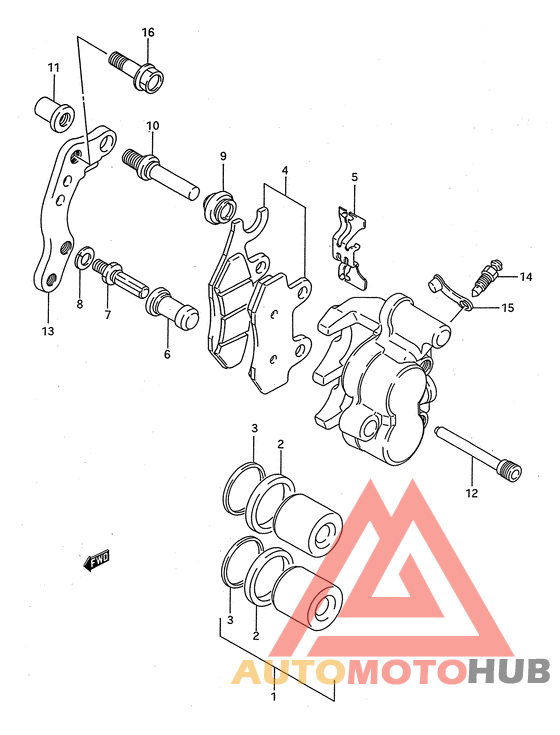 Передний суппорт