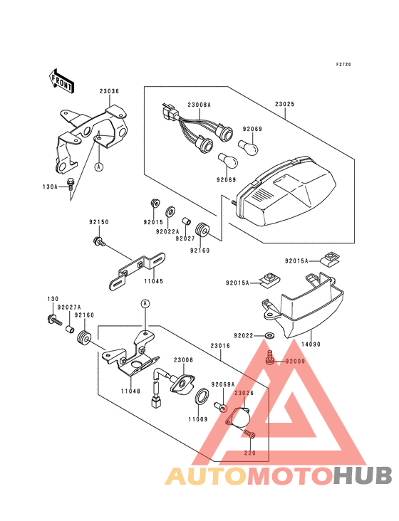 Taillight unit ass`y