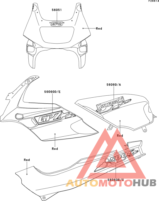 Decals(red)(ex500-e1)