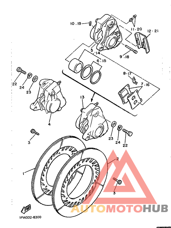 Vorderradbremssattel