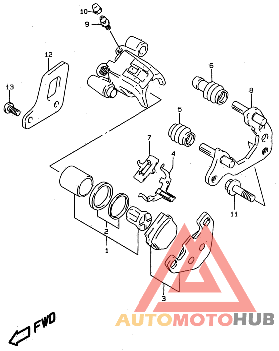 Задний суппортs