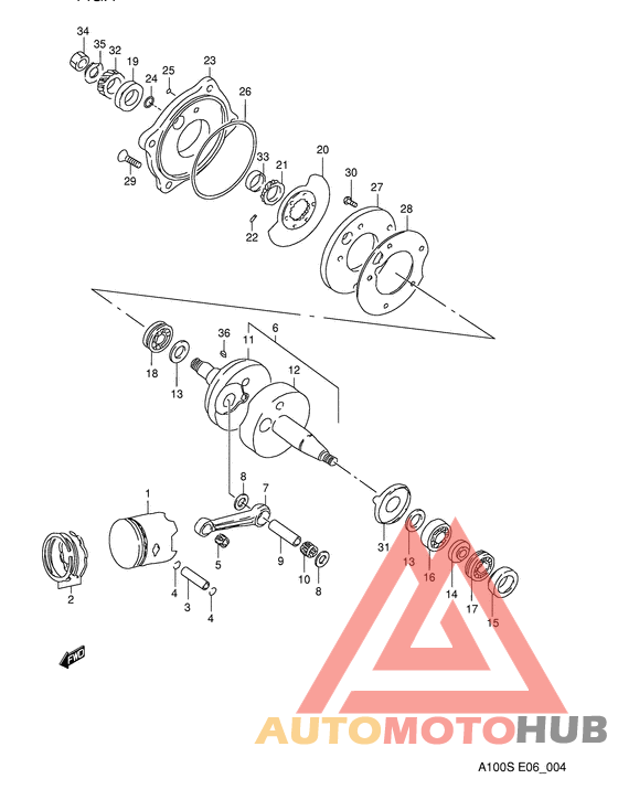 Вал коленчатый