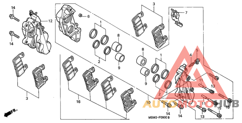 Передний суппорт