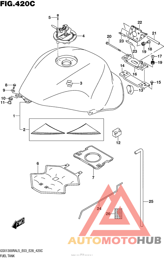 Fuel Tank (Gsx1300Ral5 E33)