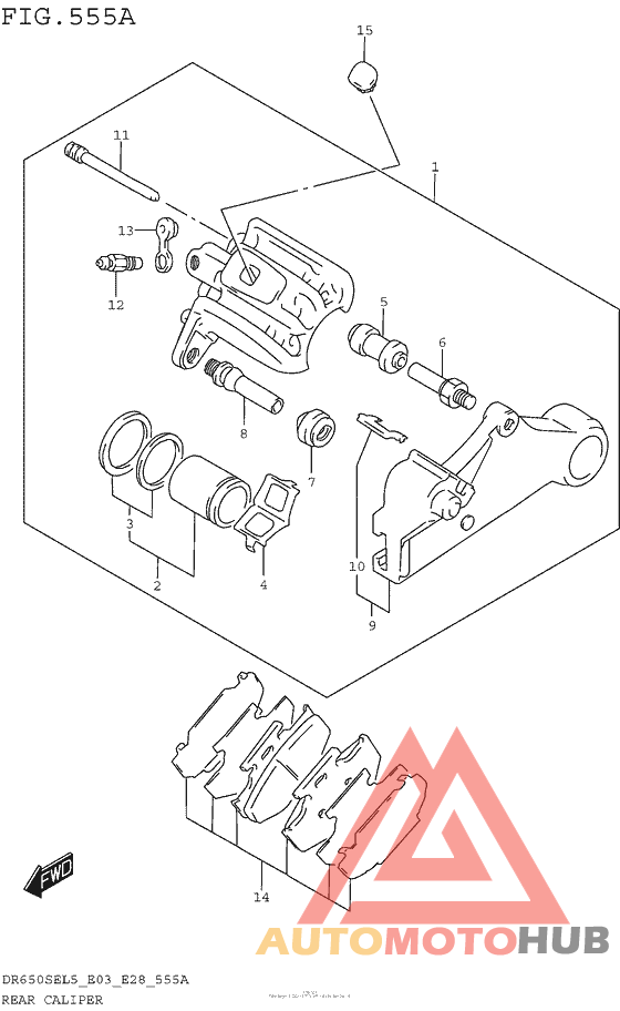 Задний суппорт