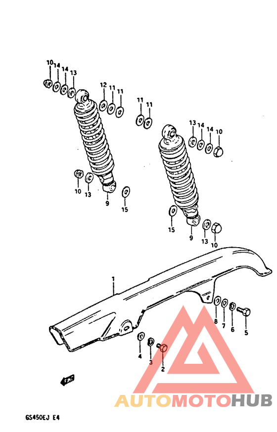 Chain case - shock absorber