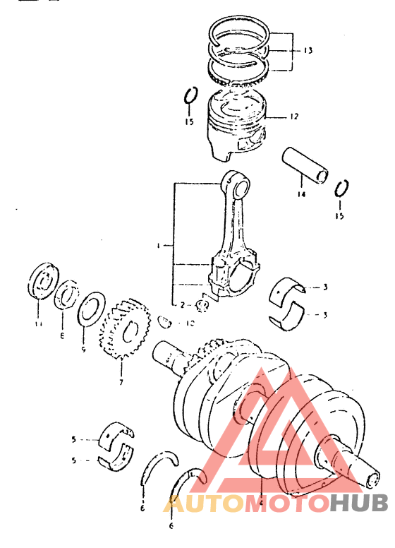 Вал коленчатый