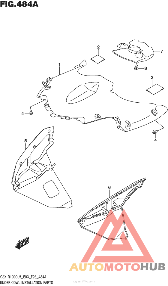 Under Cowl Installation Parts