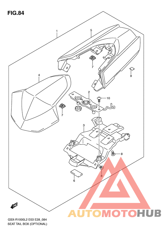 Seat tail box