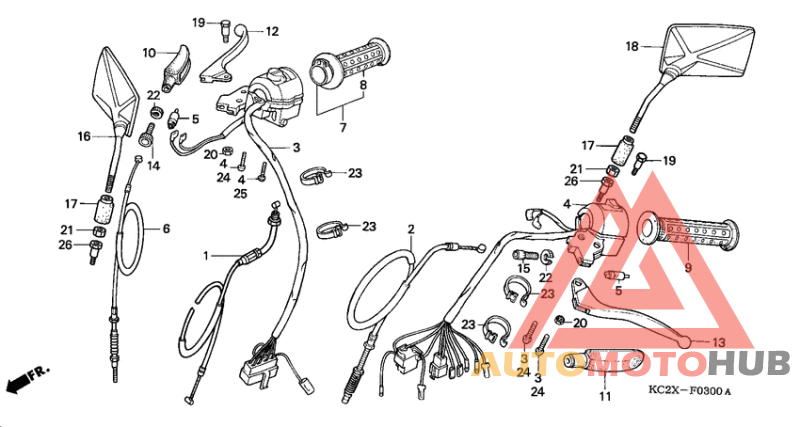 Handle/lever/clutch/ cable