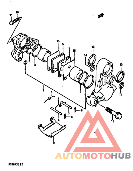 Задний суппорт