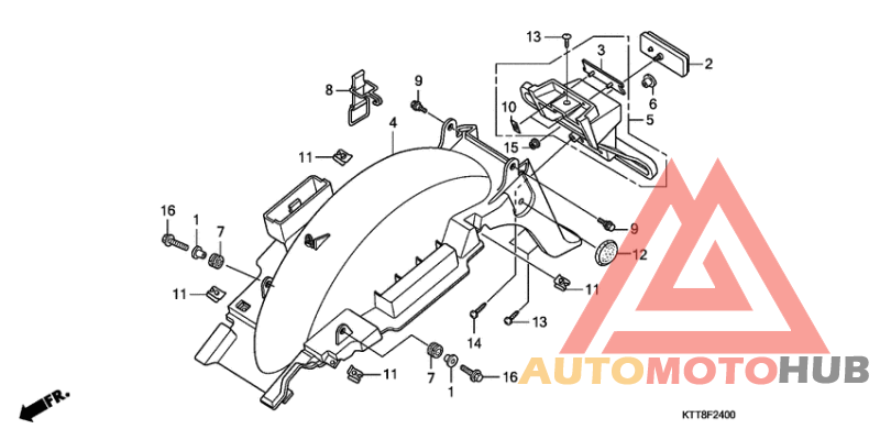 Заднее крыло