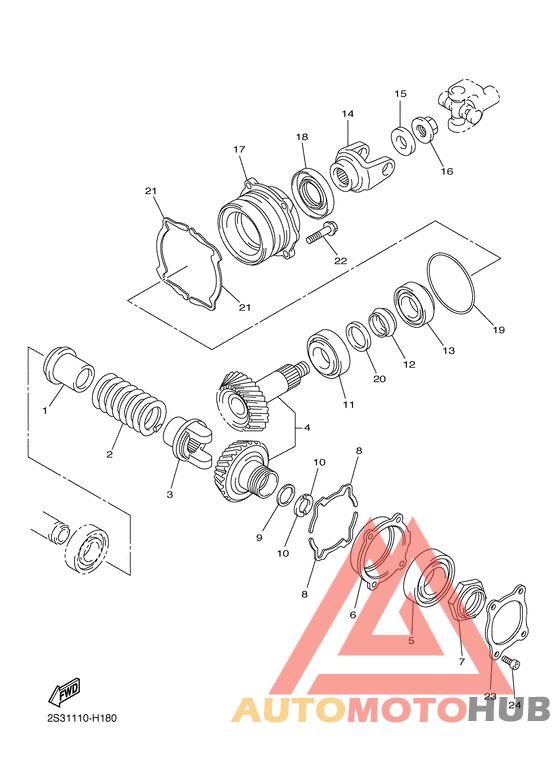 Промежуточный ведущий вал