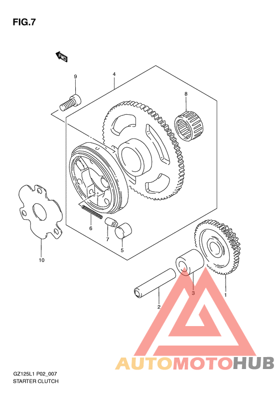 Муфта стартера
