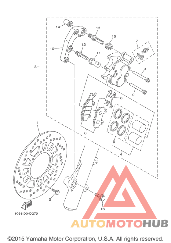 Передний суппорт