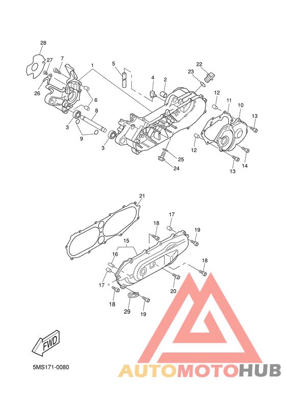 Картер двигателя