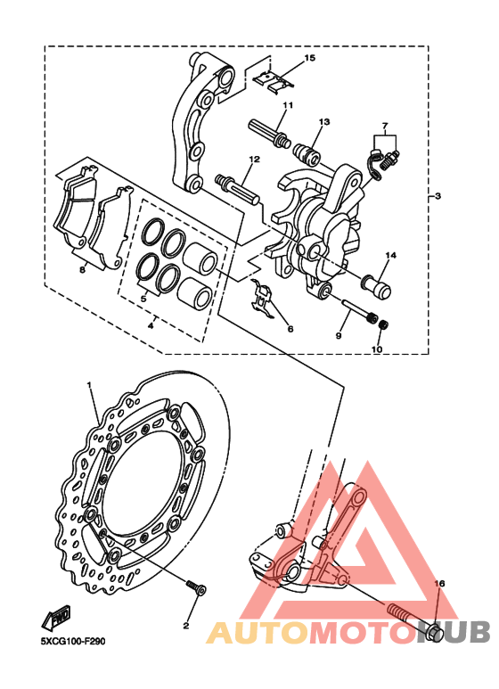 Передний суппорт
