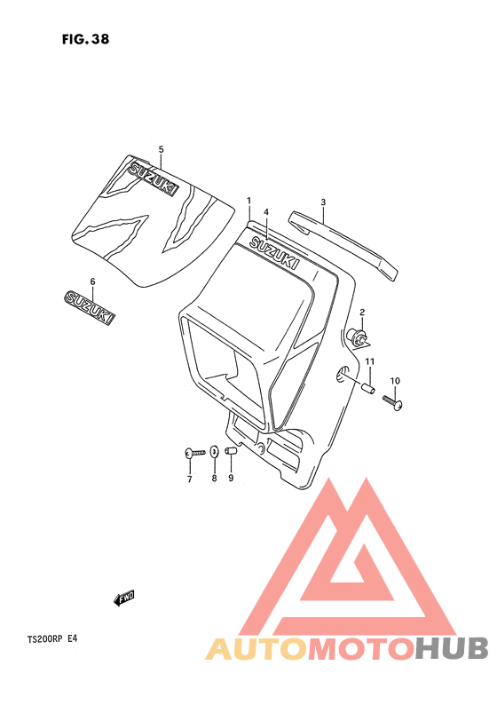 Headlamp cover  front fender