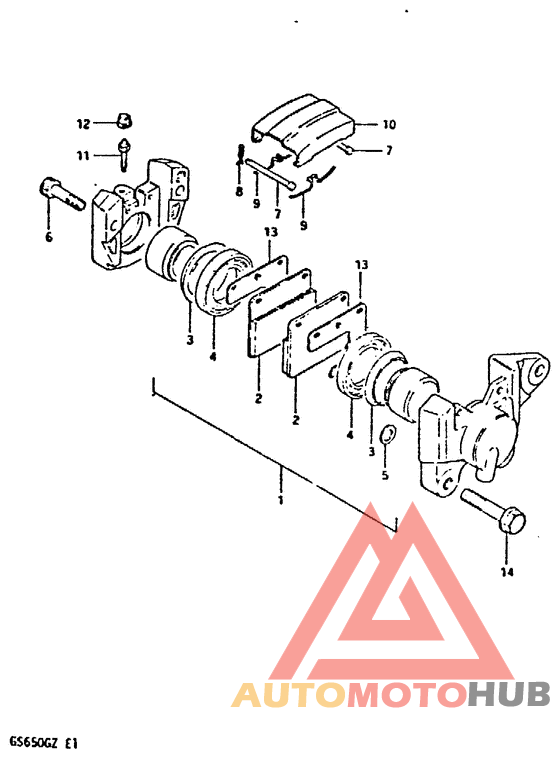 Задний суппорт
