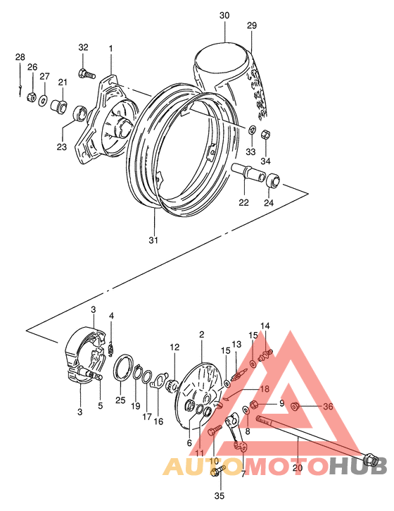 Transom + tube