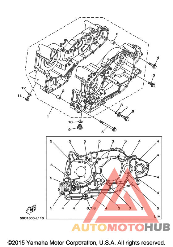 Картер двигателя