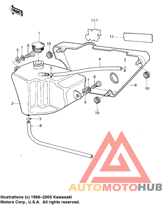 Side cover/oil tank