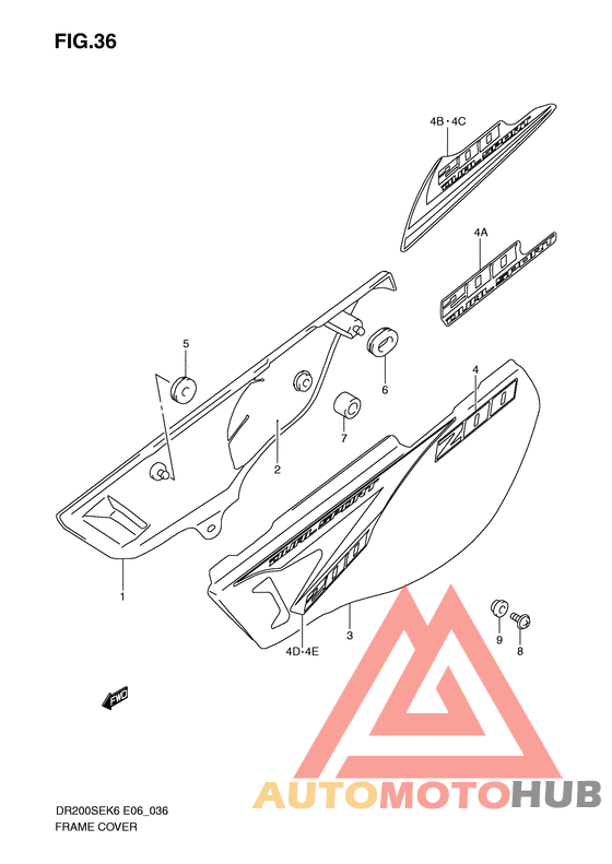 Обтекатель задний