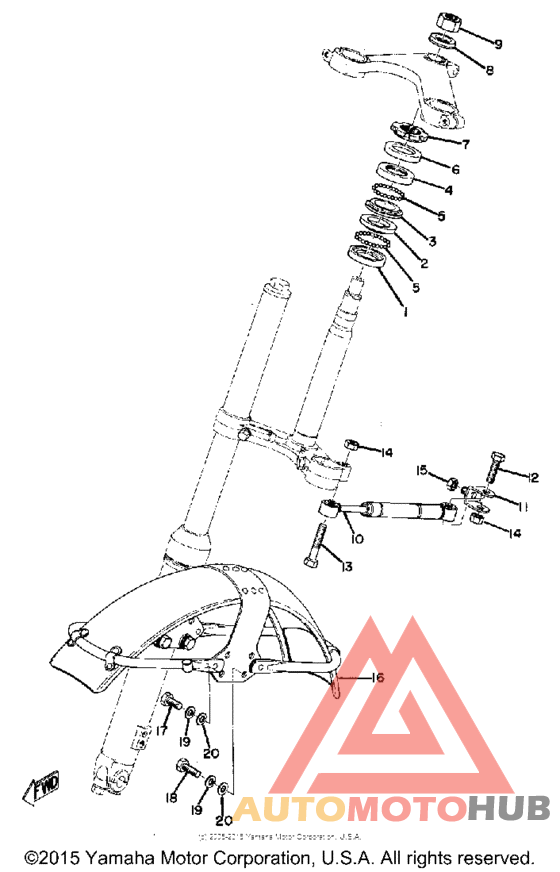 Steering - front fender