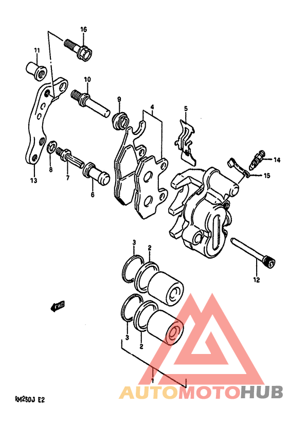 Передний суппорт