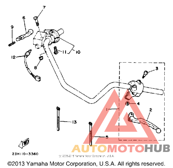 Handle switch - lever