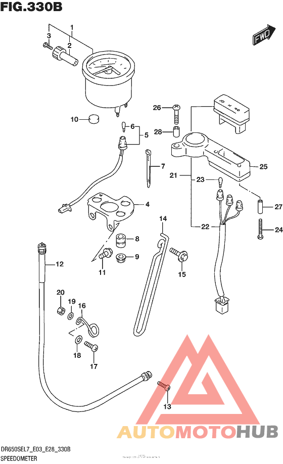 Speedometer (Dr650Sel7 E28)