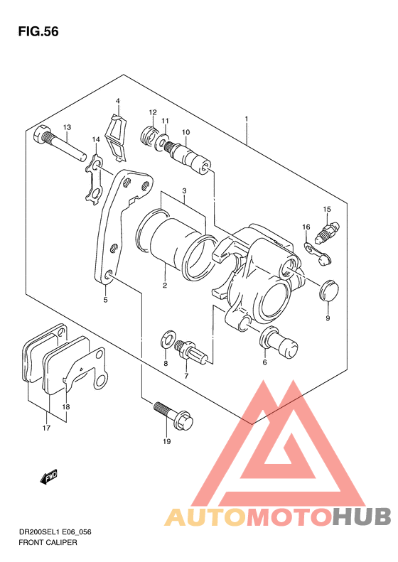 Передний суппорт