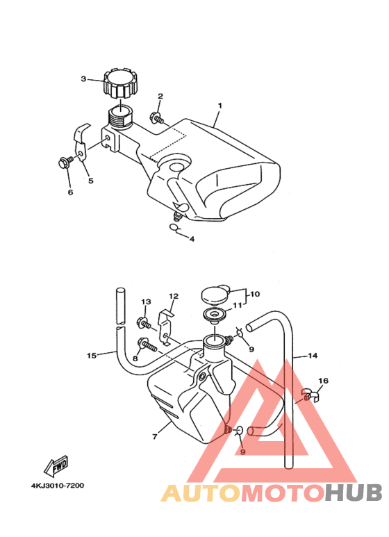 Oil tank assy