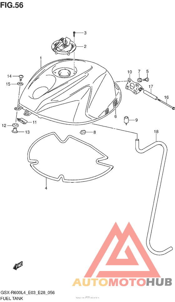 Fuel Tank (Gsx-R600L4 E33)