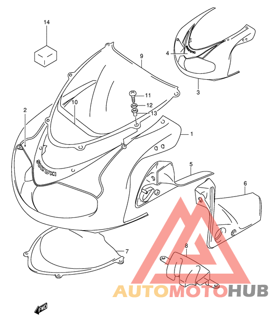 Cowling body
