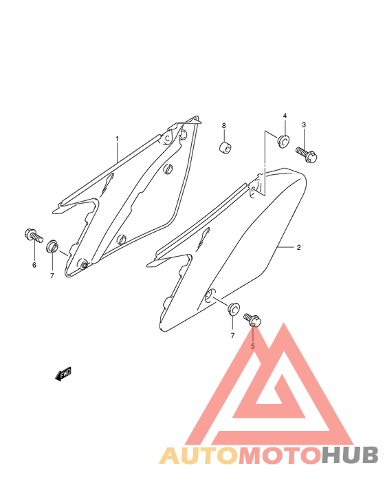 Обтекатель задний