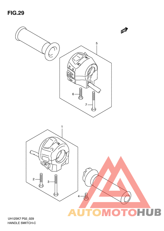 Рулевой переключатель