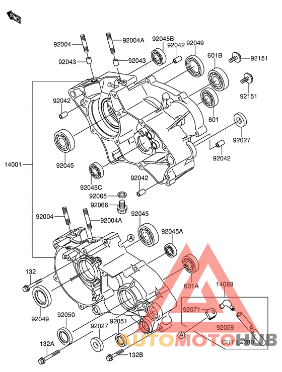 Картер двигателя