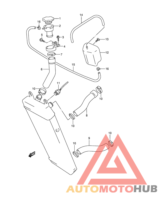 Радиатор hose
