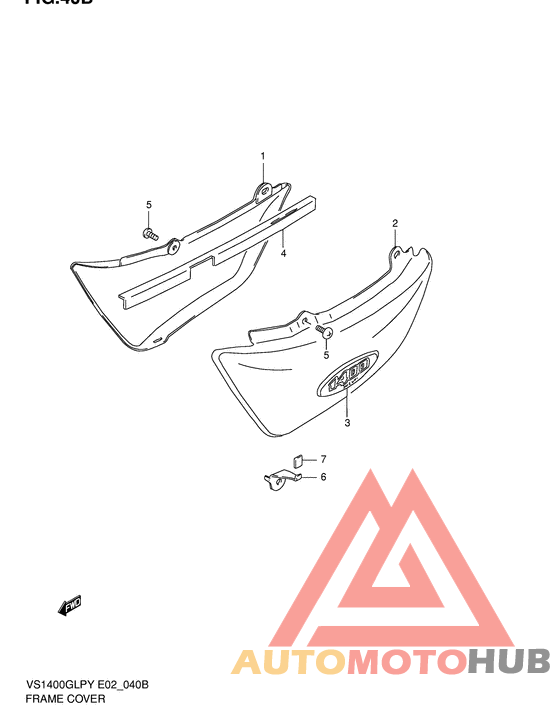 Обтекатель задний