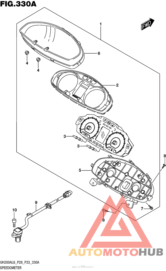 Speedometer (Uh200Al6 P28)