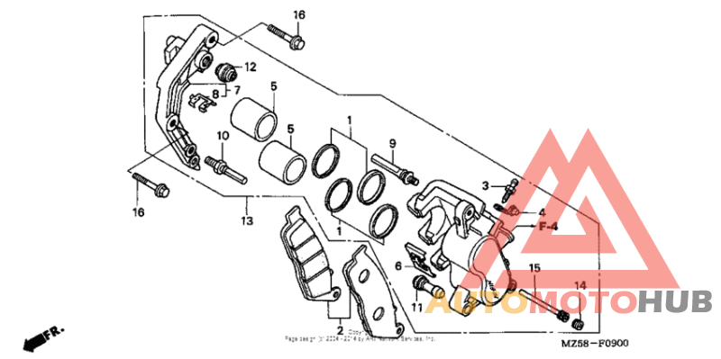 Передний суппорт