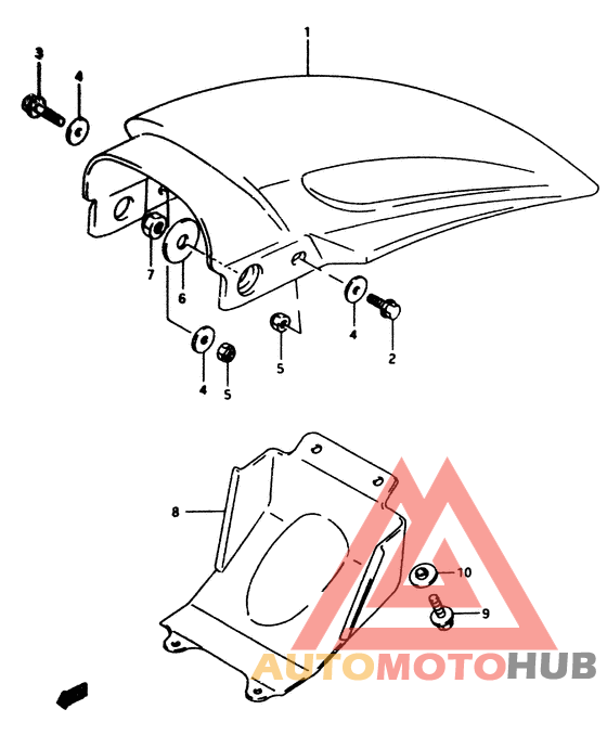 Заднее крыло