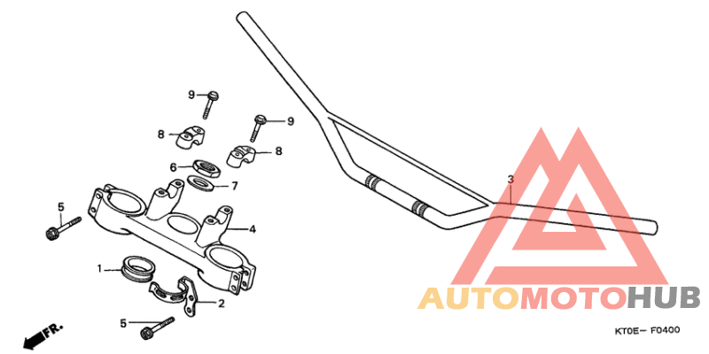 Handle pipe/top bridge