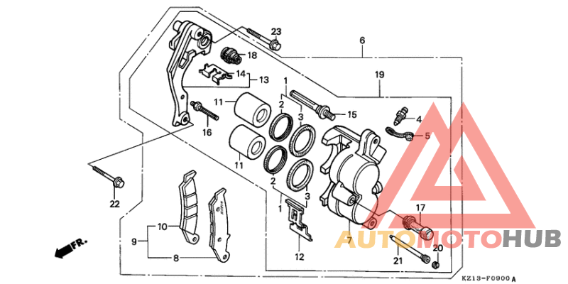 Передний суппорт