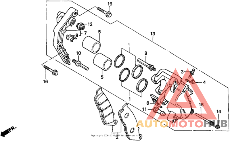Передний суппорт